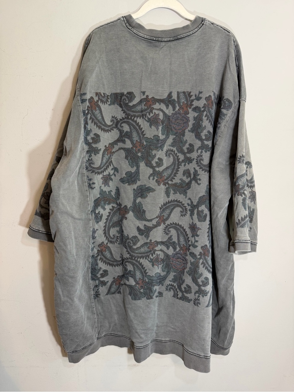 Morimiss Fun oversized thick sweatshirt tunic dress xxl